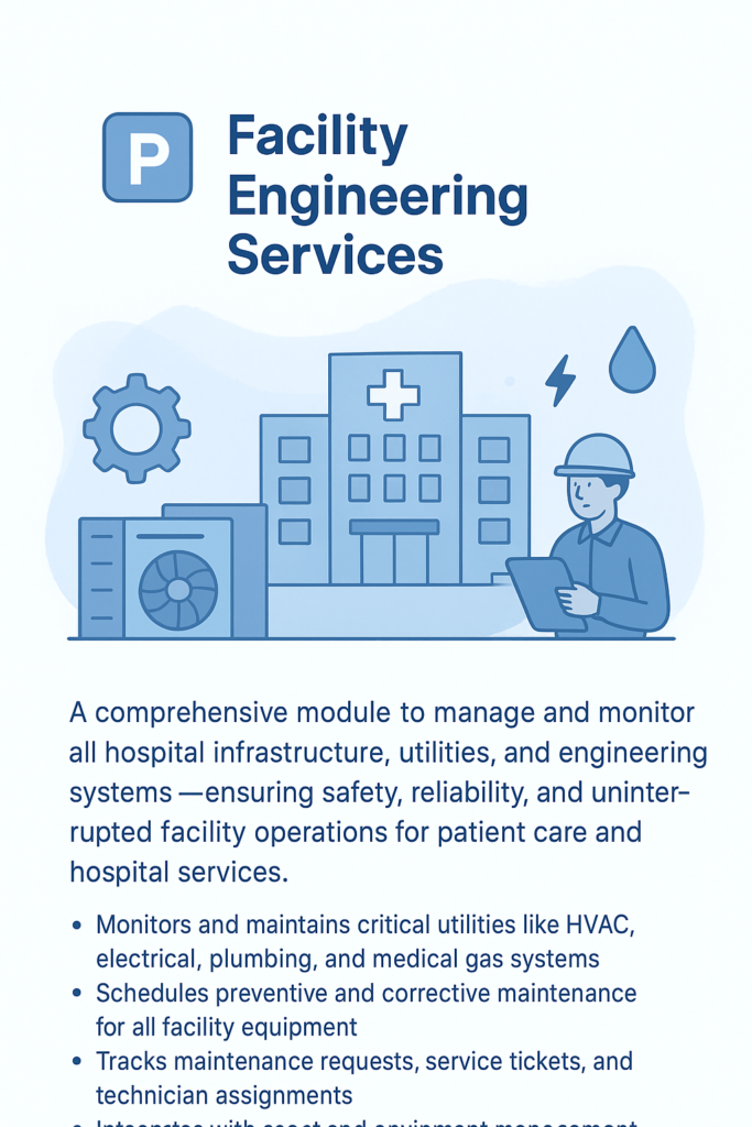 Next-generation Facility Management Software by HealthSoft360 for hospitals and healthcare professionals.