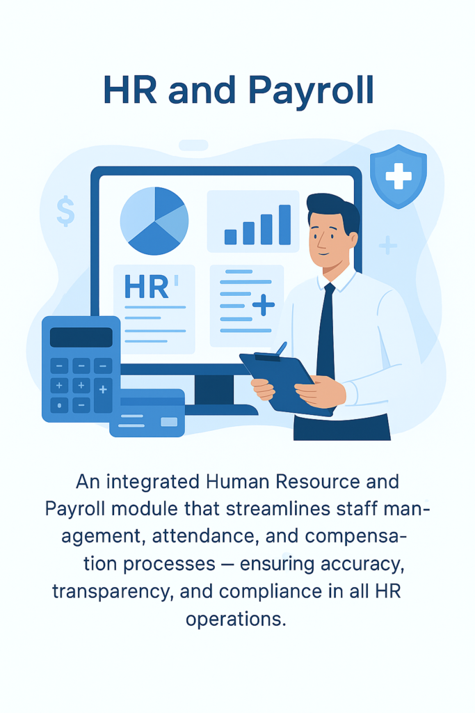Smart HR & Payroll Software by HealthSoft360 for hospitals and healthcare professionals.